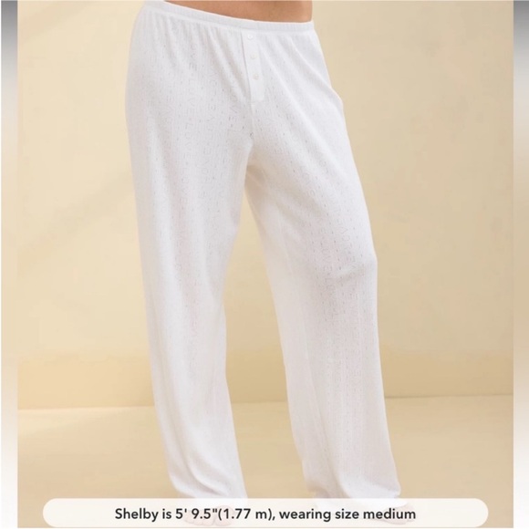 American Eagle Outfitters Other - Aerie Off-Duty Pointelle Trouser PJ